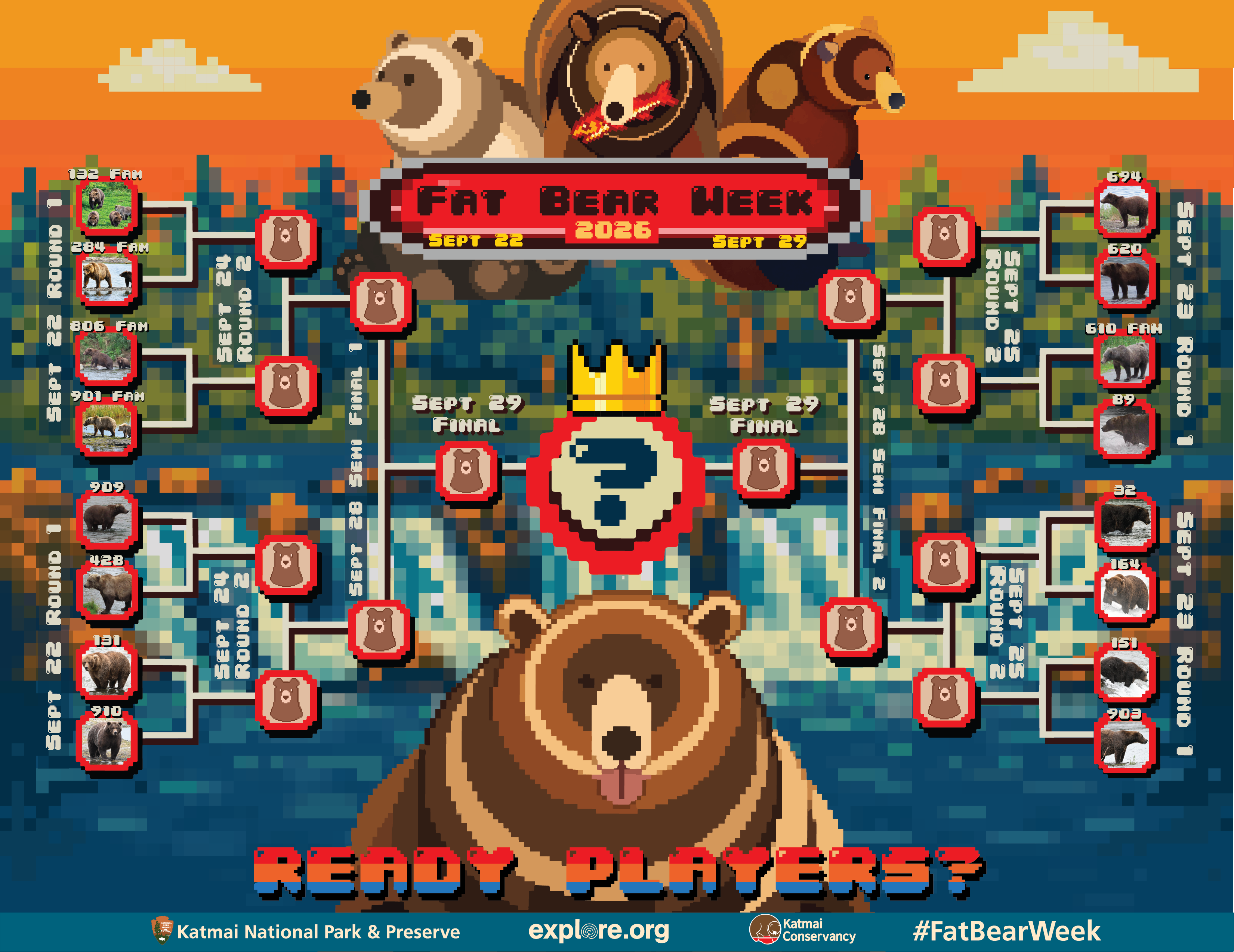 Fat Bear week bracket