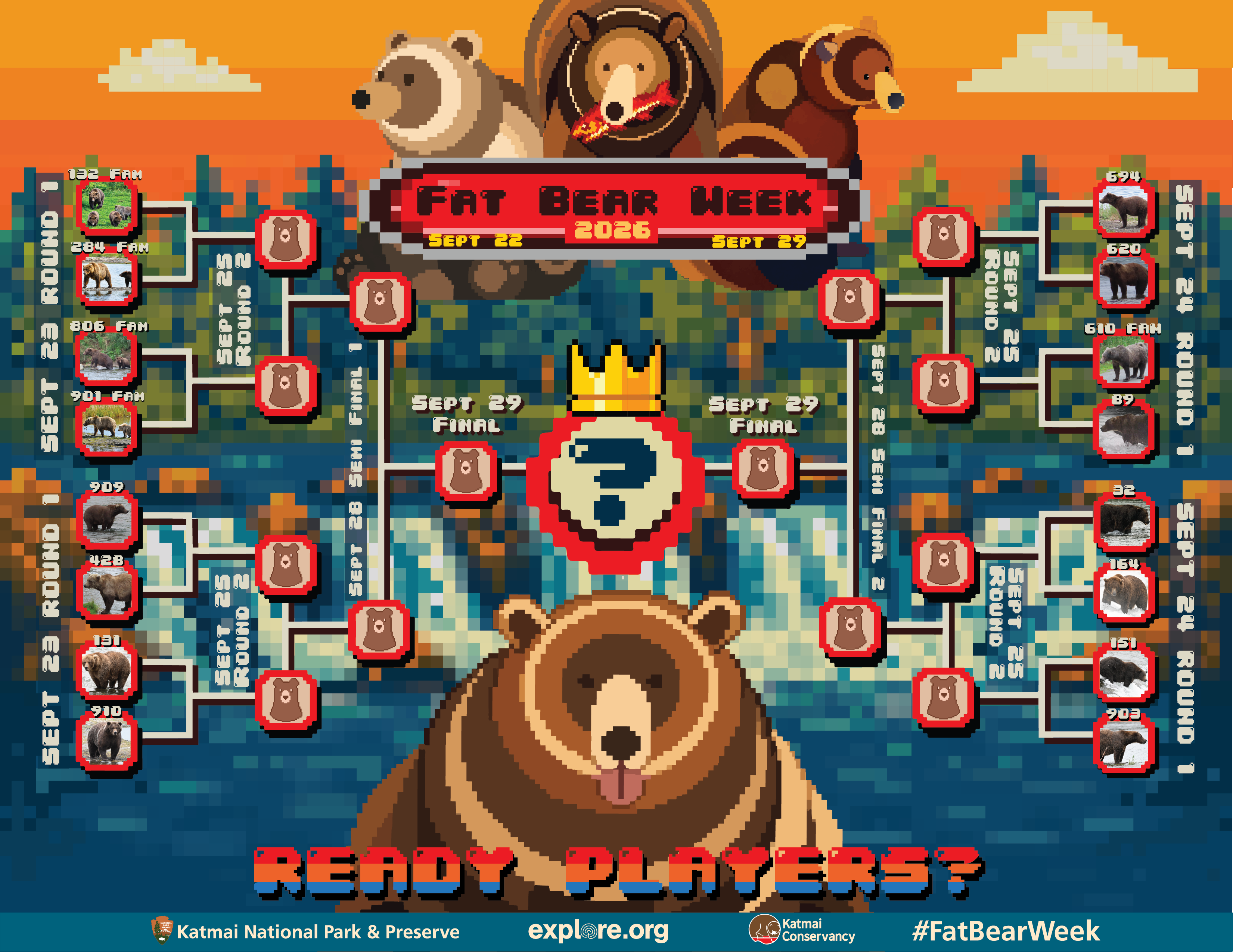 Fat Bear week bracket